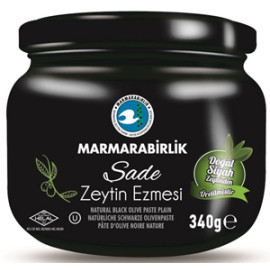 Marmara Birlik Black Olive Paste Plain 340Gr Glass