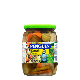 Penguen Mixed Pickles 680g Glass