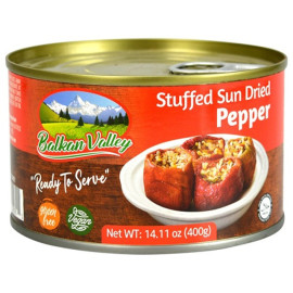 Balkan Valley Stuffed Sun Dried Pepper 400Gr Can