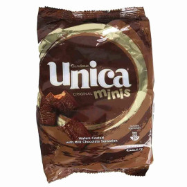 Gandour Unica Original Minis Chocolate Wafer Bites 170Gr