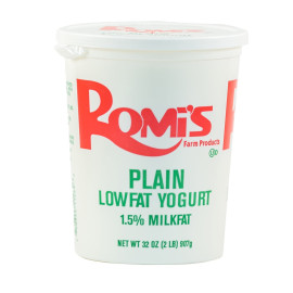 Romis Plain Low Fat Yogurt 2Lb