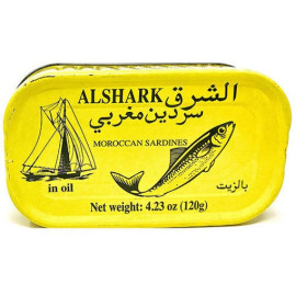 Alshark Moroccan Sardines in Oil 120g