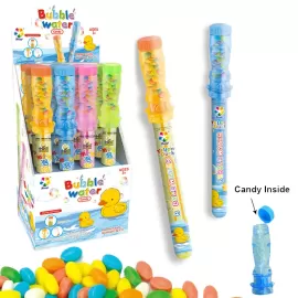 Yellow Duck Bubble Water Wand Candy Toy