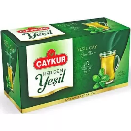 Caykur Yesil Cay (Green Tea) Suzme Poset 40Gr
