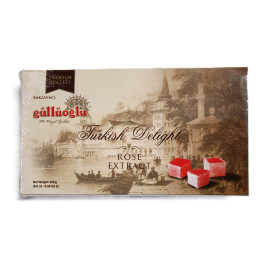 Gulluoglu Rose Flavored Turkish Delight 250Gr