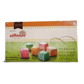 Gulluoglu Turkish Delight W/Fruit Extract 250Gr