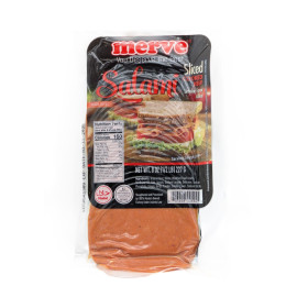 Merve Cooked Beef Sliced Salami Smoke Flavor Added 8 oz