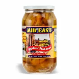 Mid East Eggplant Makdous 1000g Glass