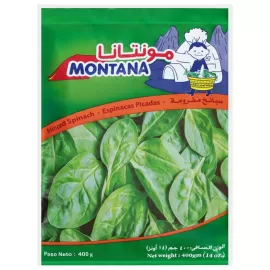 Montana Frozen Minced Spinach 400g