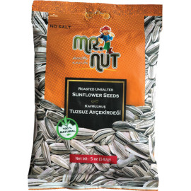 Mr. Nut Roasted Unsalted Sunflower Seeds 5 Oz (142Gr)