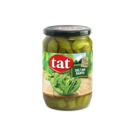Tat Okra Sultani / Sultani Bamya 670Gr  Glass