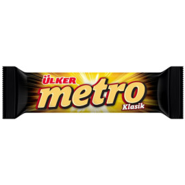 Ulker Metro Chocolate W/Caramel and Nugat 36Gr