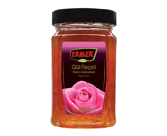 Tamek Rose Jam 380Gr Glass Tamek Rose Jam 380Gr Glass
