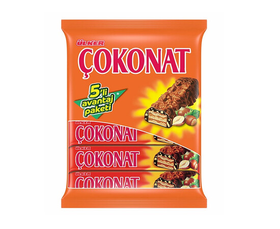 Ulker Choconat Wafers 5Pk 120Gr