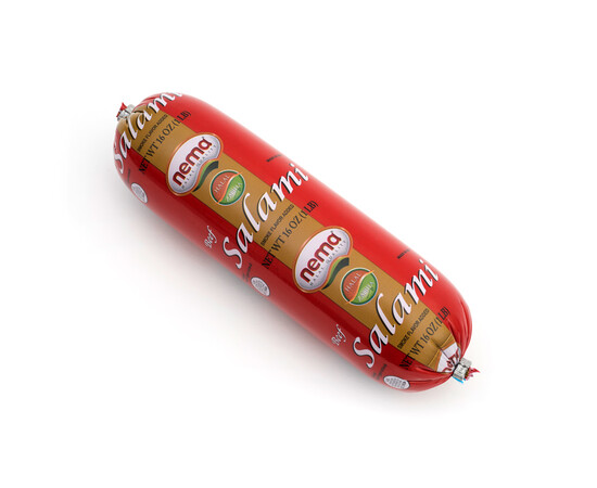Nema Beef Salami Plain 1Lb