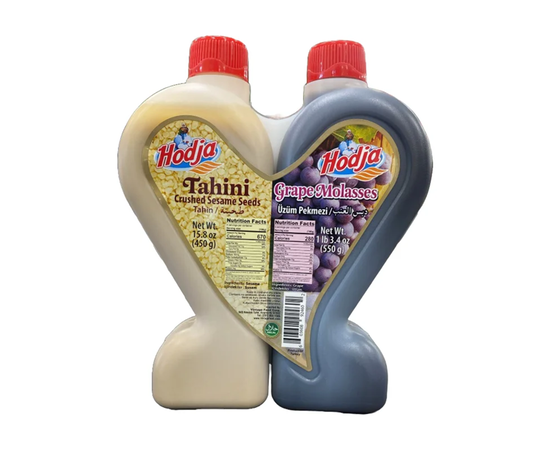 Hodja Tahini 450Gr & Grape Molasses 550Gr Twin Pack