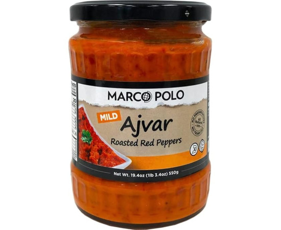 Marco Polo Mild Ajvar Roasted Pepper Spread 550g
