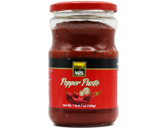 Mis  Pepper Paste Hot 700Gr Glass