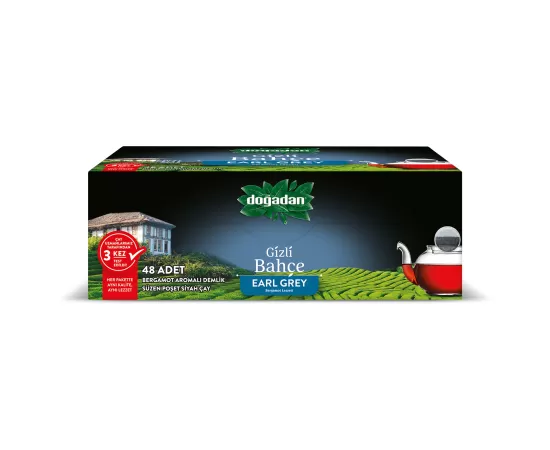 Dogadan Gizli Bahce Earl Grey Black Tea 48Pc Teapot 153Gr Dogadan Gizli Bahce Earl Grey Black Tea 48Pc Teapot 153Gr