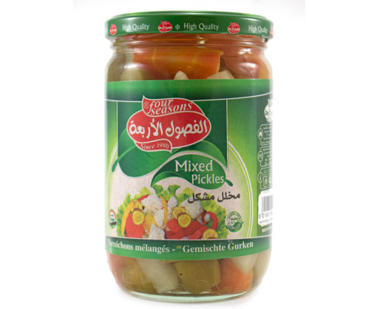 Four Seasons Mixed Pickles 650g Glass