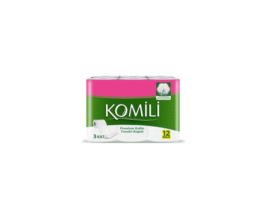 Komili Toilet Paper 3 Ply 12Pcs